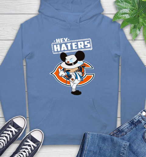 NFL Hey Haters Mickey Football Sports Chicago Bears Hoodie 11