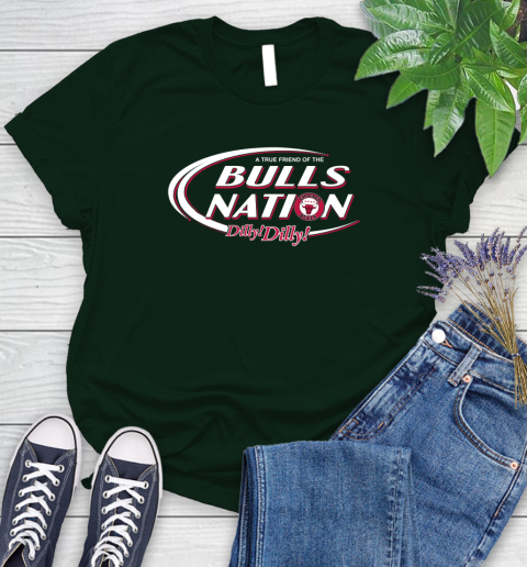 NBA A True Friend Of The Chicago Bulls Dilly Dilly Basketball Sports Women's T-Shirt 6