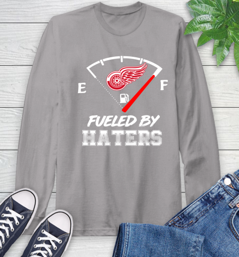 Detroit Red Wings NHL Hockey Fueled By Haters Sports Long Sleeve T-Shirt 6