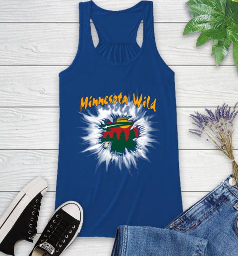 Minnesota Wild NHL Hockey Adoring Fan Rip Sports Racerback Tank 8
