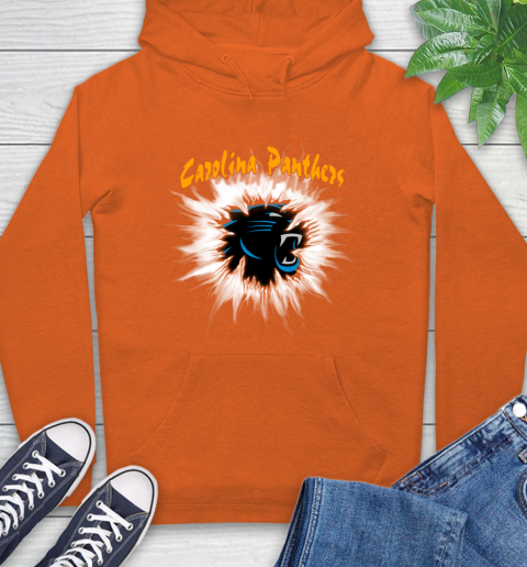 Carolina Panthers NFL Football Adoring Fan Rip Sports Hoodie 4