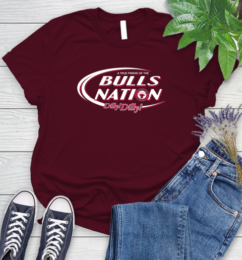 NBA A True Friend Of The Chicago Bulls Dilly Dilly Basketball Sports Women's T-Shirt 7