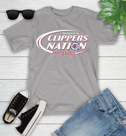 NBA A True Friend Of The Los Angeles Clippers Dilly Dilly Basketball Sports Youth T-Shirt 4