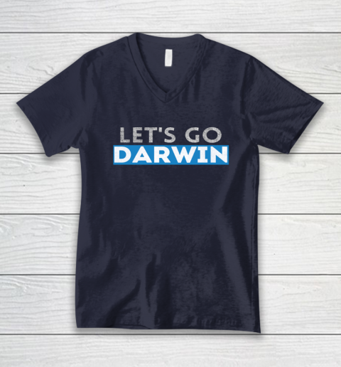 Lets Go Darwin V-Neck T-Shirt 8