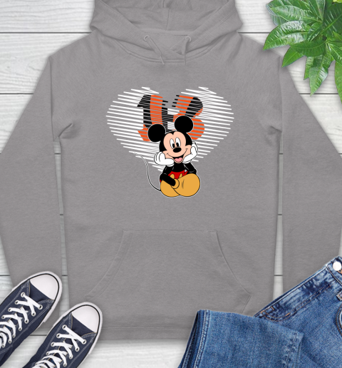 NFL Cincinnati Bengals The Heart Mickey Mouse Disney Football T Shirt_000 Hoodie 6
