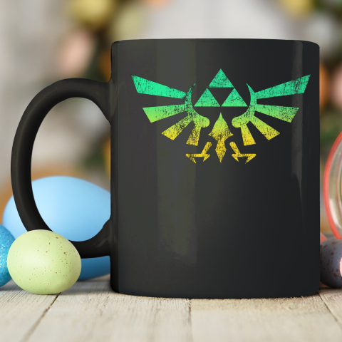 Triforce Shirt Legend of Zelda Ceramic Mug 11oz 2