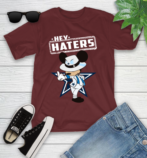 NFL Hey Haters Mickey Football Sports Dallas Cowboys Youth T-Shirt 14