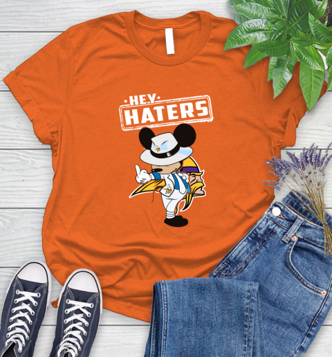 NFL Hey Haters Mickey Football Sports Minnesota Vikings Women's T-Shirt 3