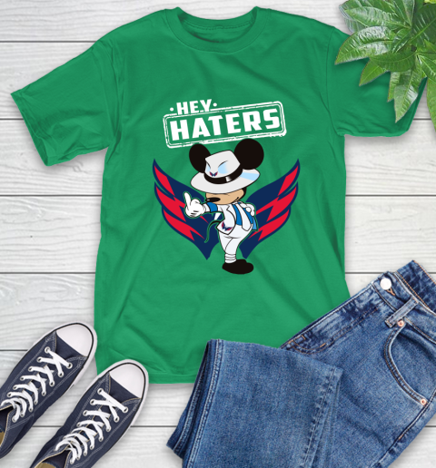 NHL Hey Haters Mickey Hockey Sports Washington Capitals T-Shirt 7