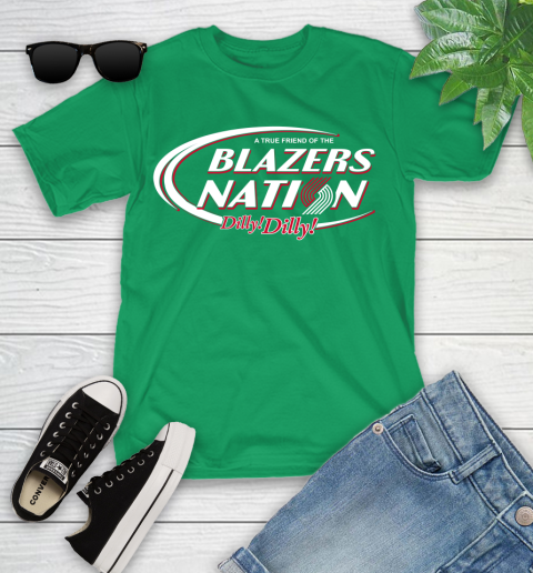 NBA A True Friend Of The Portland Trail Blazers Dilly Dilly Basketball Sports Youth T-Shirt 8