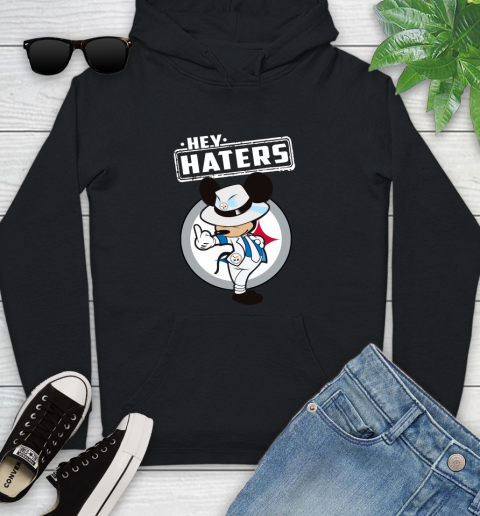 NFL Hey Haters Mickey Football Sports Pittsburgh Steelers Youth Hoodie