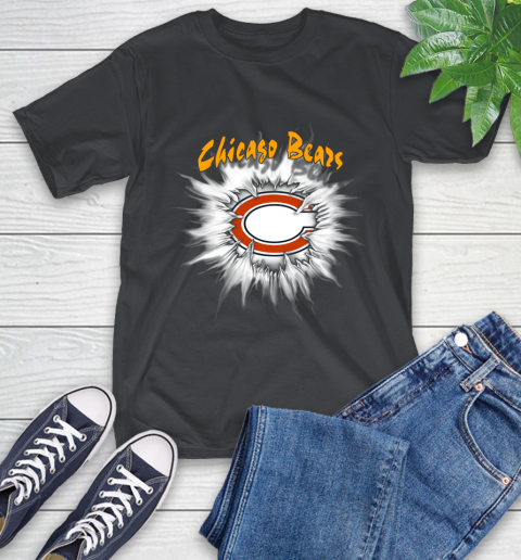 Chicago Bears NFL Football Adoring Fan Rip Sports T-Shirt