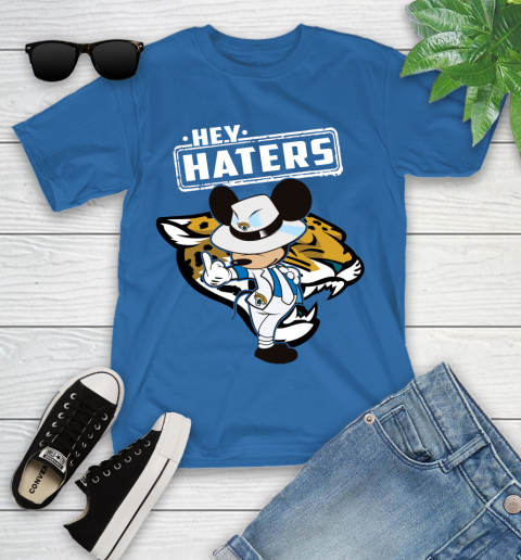 NFL Hey Haters Mickey Football Sports Jacksonville Jaguars Youth T-Shirt 12