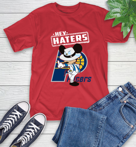 NBA Hey Haters Mickey Basketball Sports Indiana Pacers T-Shirt 11