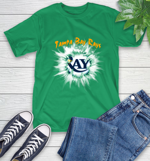 Tampa Bay Rays MLB Baseball Adoring Fan Rip Sports T-Shirt 7