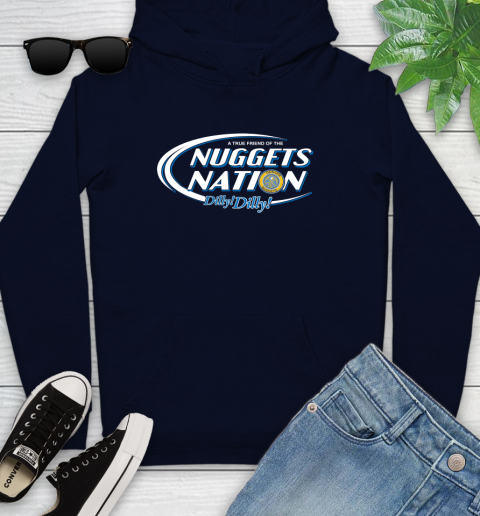 NBA A True Friend Of The Denver Nuggets Dilly Dilly Basketball Sports Youth Hoodie 3