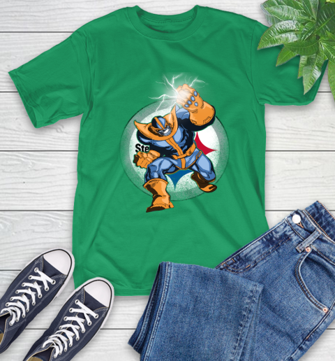 Pittsburgh Steelers NFL Football Thanos Avengers Infinity War Marvel T-Shirt 7