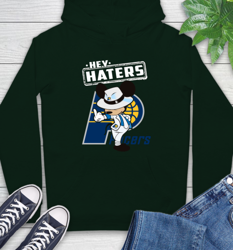 NBA Hey Haters Mickey Basketball Sports Indiana Pacers Hoodie 12
