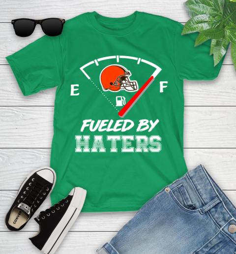 Cleveland Browns NFL Football Fueled By Haters Sports Youth T-Shirt 8