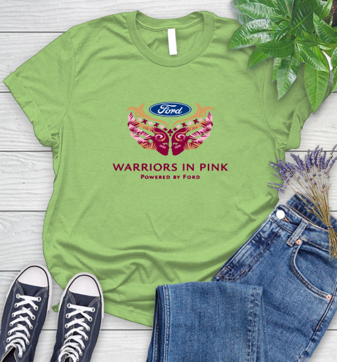 Ford cares warriors in pink Women's T-Shirt 7