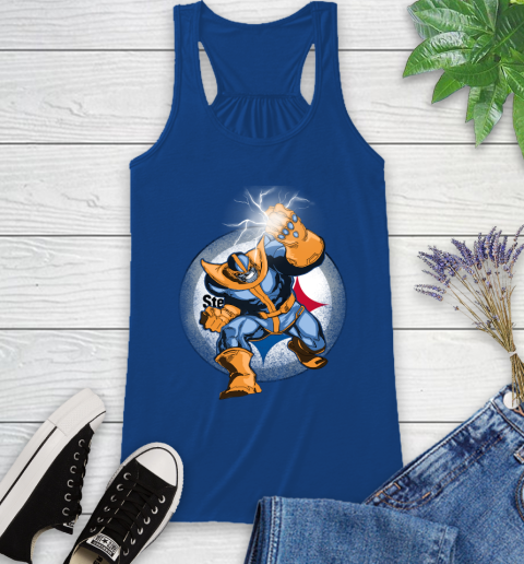 Pittsburgh Steelers NFL Football Thanos Avengers Infinity War Marvel Racerback Tank 8