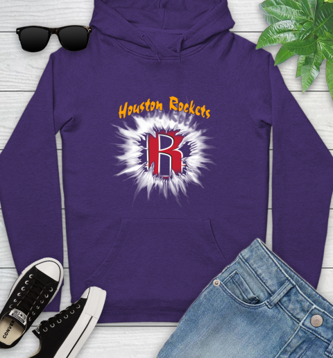 Houston Rockets NBA Basketball Rip Sports Youth Hoodie 5