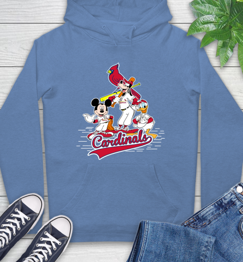 MLB St.Louis Cardinals Mickey Mouse Donald Duck Goofy Baseball T Shirt Hoodie 11