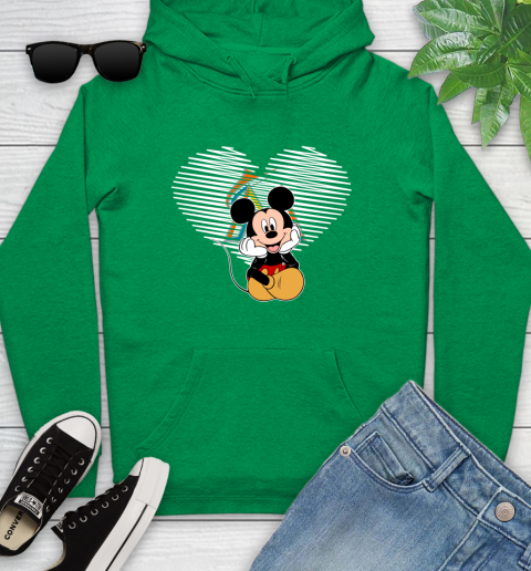 MLB Miami Marlins The Heart Mickey Mouse Disney Baseball T Shirt_000 Youth Hoodie 9