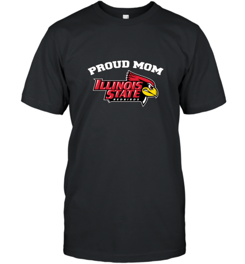 Women_s Proud Redbird Mom Illinois State University T shirt T-Shirt