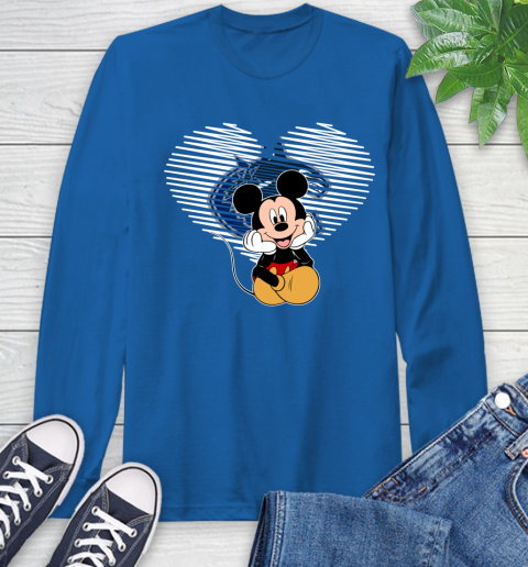 NHL Vancouver Canucks The Heart Mickey Mouse Disney Hockey Long Sleeve T-Shirt 10