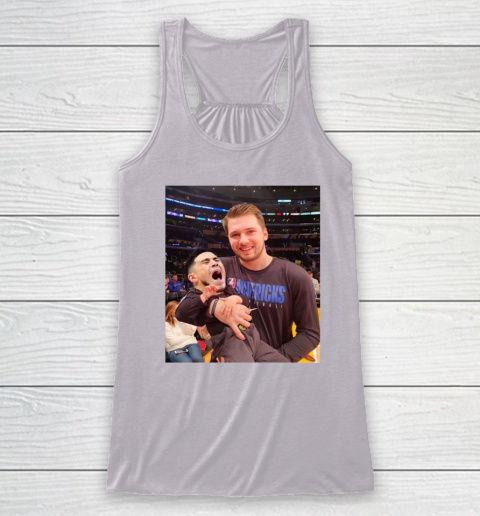 Luka Doncic Shirt Luka Doncic Holding Kevin Kno Baby Racerback Tank 2