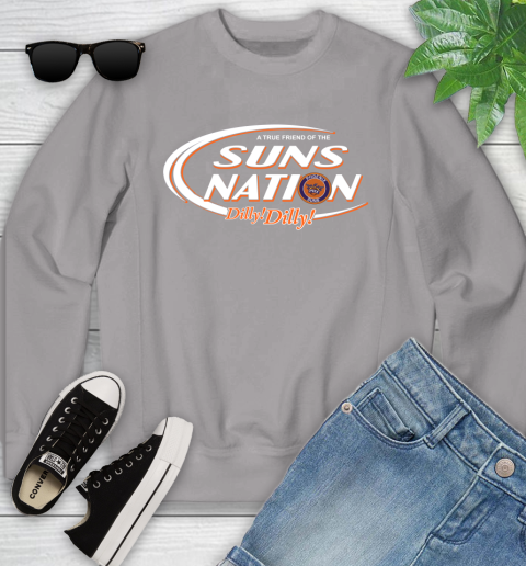 NBA A True Friend Of The Phoenix Suns Dilly Dilly Basketball Sports Youth Sweatshirt 3