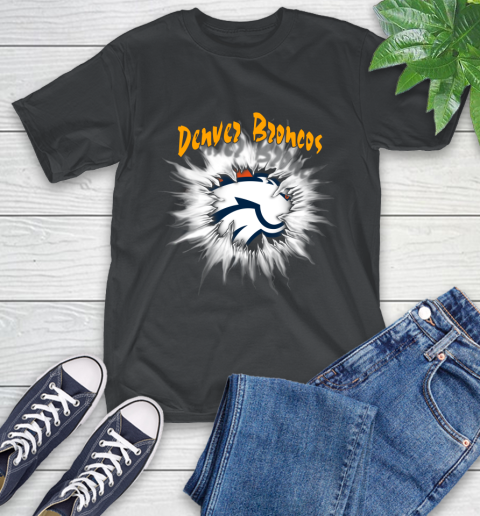 Denver Broncos NFL Football Adoring Fan Rip Sports T-Shirt