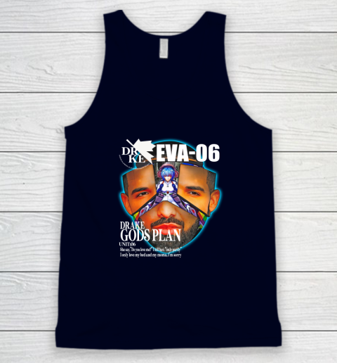 Drake Evangelion Shirt Drake Eva 06 Drake Gods Plan Tank Top 2