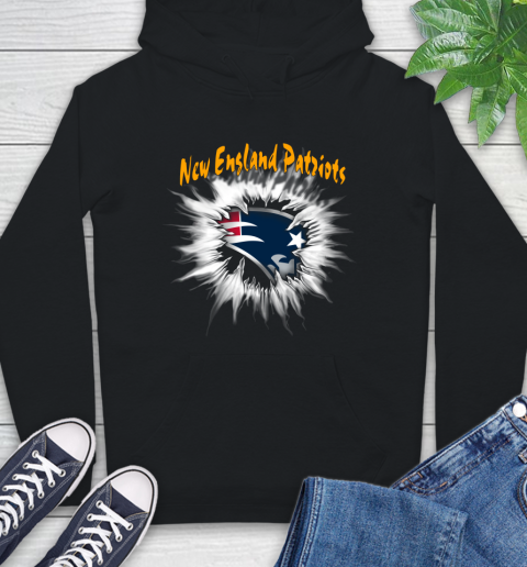 New England Patriots NFL Football Adoring Fan Rip Sports Hoodie
