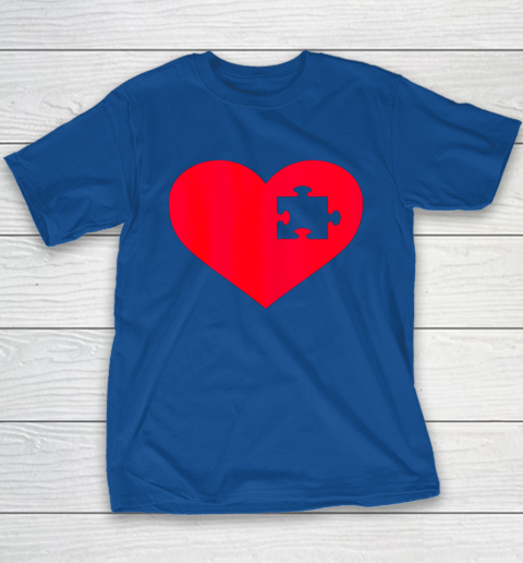 Family Valentine Insert Heart Gift Youth T-Shirt 7