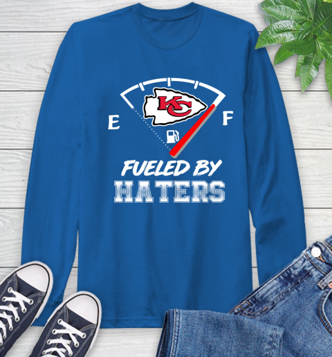 Kansas City Chiefs NFL Football Fueled By Haters Sports Long Sleeve T-Shirt 10