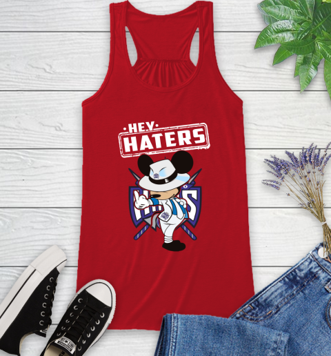 NBA Hey Haters Mickey Basketball Sports Sacramento Kings Racerback Tank 5