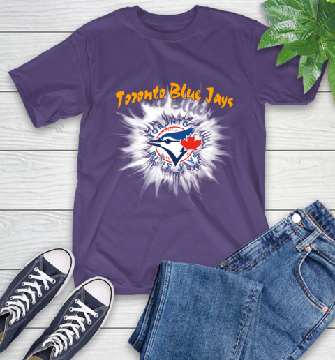 Toronto Blue Jays MLB Baseball Adoring Fan Rip Sports T-Shirt 5