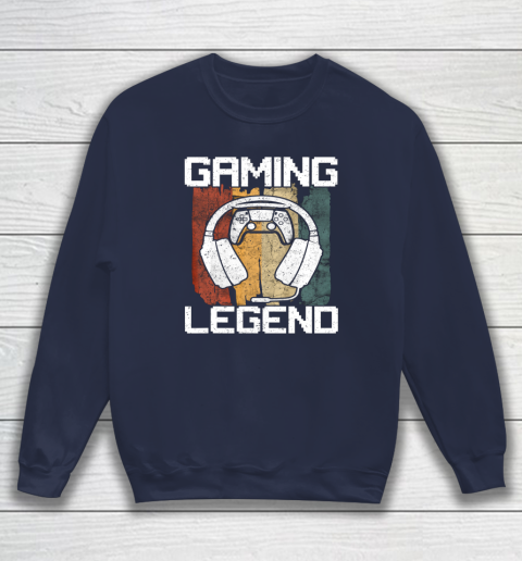 Gaming Legend PC Gamer Video Games Vintage Sweatshirt 2