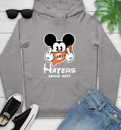 MLB San Francisco Giants Haters Gonna Hate Mickey Mouse Disney Baseball T Shirt_000 Youth Hoodie 6