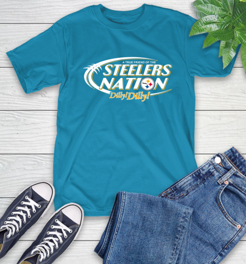 NFL A True Friend Of The Pittsburgh Steelers Dilly Dilly Football Sports T-Shirt 9