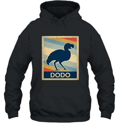 Vintage style dodo tshirt Hooded