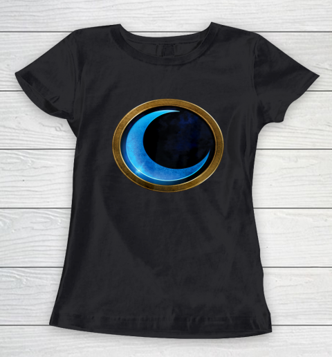 Marvel Moon Knight Blue Crescent Logo Women's T-Shirt
