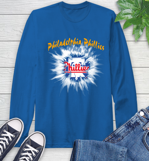 Philadelphia Phillies MLB Baseball Adoring Fan Rip Sports Long Sleeve T-Shirt 10