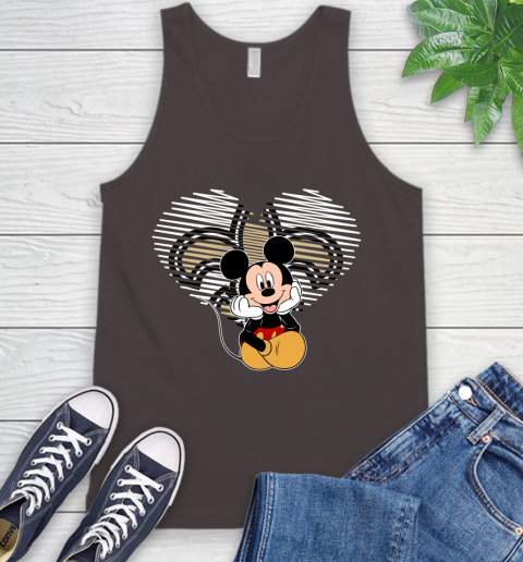 NFL New Orleans Saints The Heart Mickey Mouse Disney Football T Shirt_000 Tank Top 6