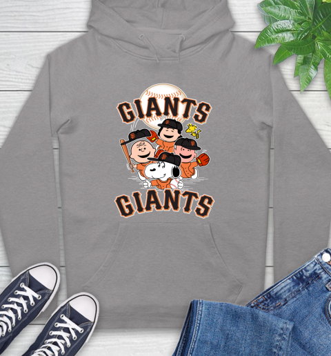 MLB San Francisco Giants Snoopy Charlie Brown Woodstock The Peanuts Movie Baseball T Shirt_000 Hoodie 6