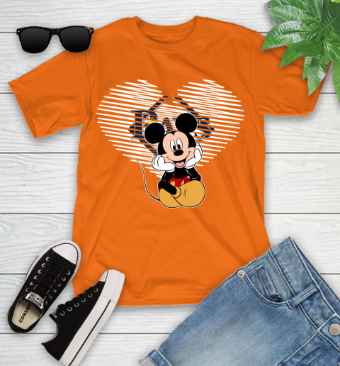 MLB Tampa Bay Rays The Heart Mickey Mouse Disney Baseball T Shirt_000 Youth T-Shirt 9