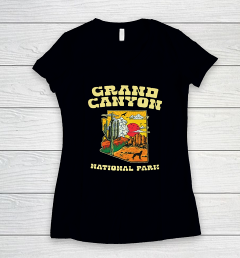 Grand Canyon Bad Bunny Women's V-Neck T-Shirt
