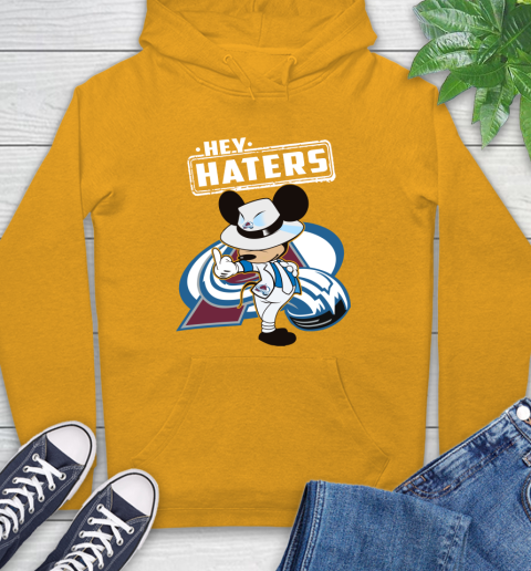 NHL Hey Haters Mickey Hockey Sports Colorado Avalanche Hoodie 2
